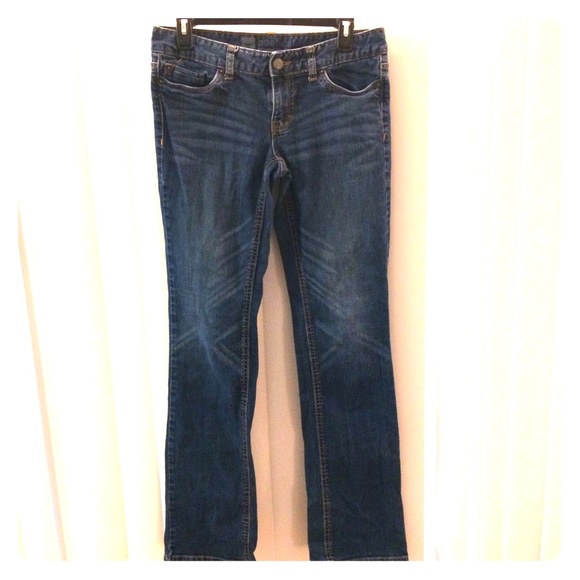 Mossimo blue jean boot cut jeans in size 6L