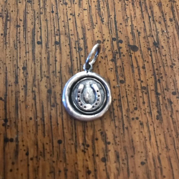 Waxing Poetic Horseshoe Charm