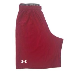 Under Armour Red Loose Shorts