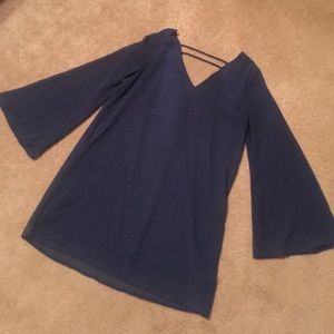 Navy Tunic Top