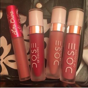 Three dose and one lime crime lippie