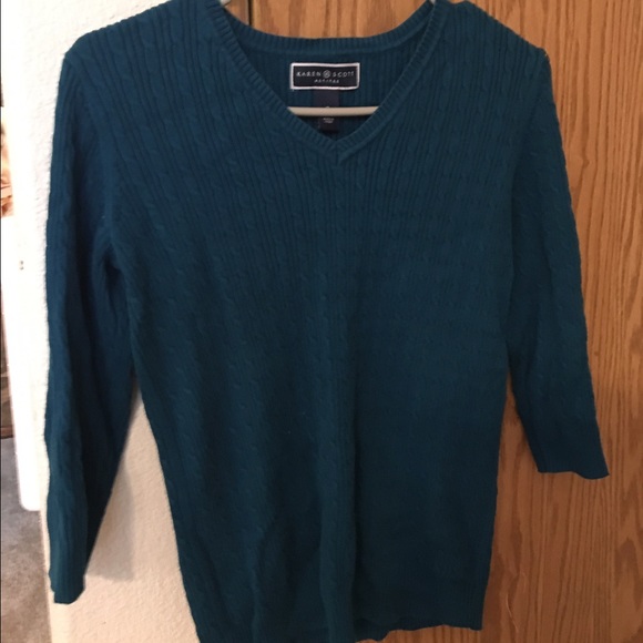 Petites Small Cotton Sweater from Macy's. - Picture 2 of 2