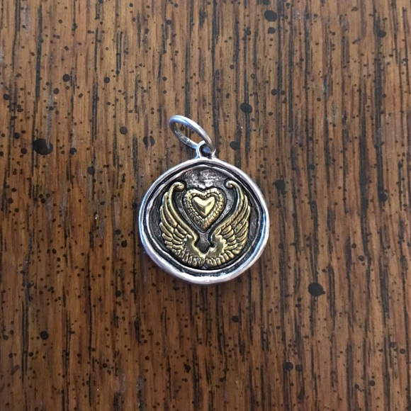 Heart with Wings Charm
