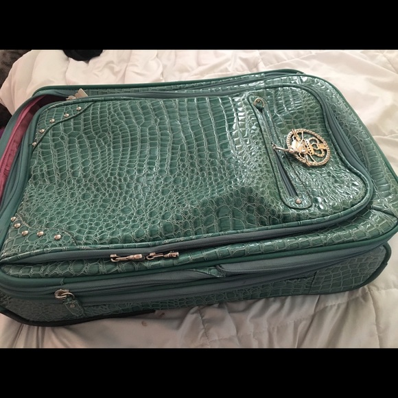 Suitcase with matching toiletry bag