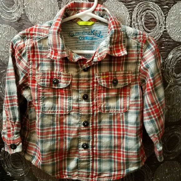 Toddler collared button down shirt
