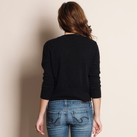 Lace Up Sweater Top - Picture 3 of 4