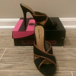 Brown and Black Heels