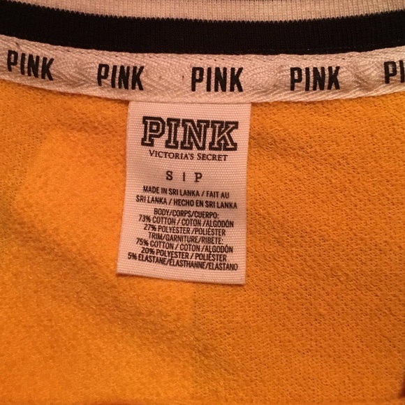 yellow PINK sweater.