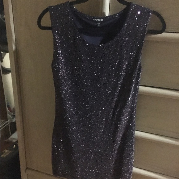 Sequin dress.