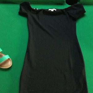 Black forever 21 party off the shoulder dress