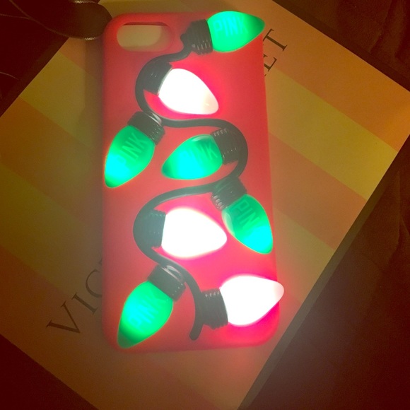 Pink VS Light up phone cases iPhone 6/6s/7