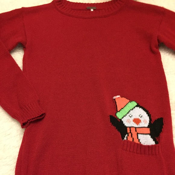 Girls Christmas sweater Med( 10/12)adorable! - Picture 2 of 3