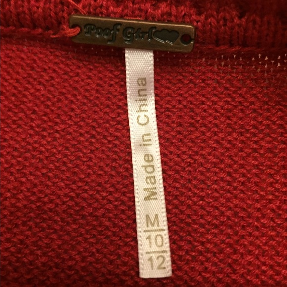 Girls Christmas sweater Med( 10/12)adorable! - Picture 3 of 3