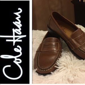 Cole Haan Loafer; Saddle Tan; Size 10.5