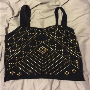 Studded crop top