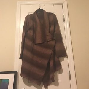 Prana Ombré long wrap sweater