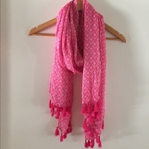 Pink scarf