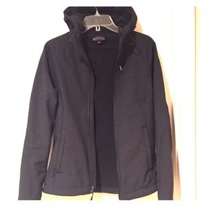 Micro-fleece hooded zip jacket