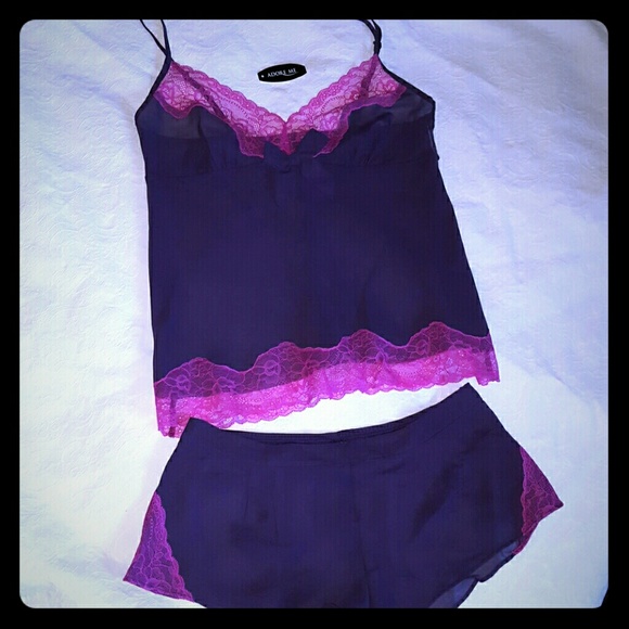 Adore Me Sheer Cami W Matching Bottom