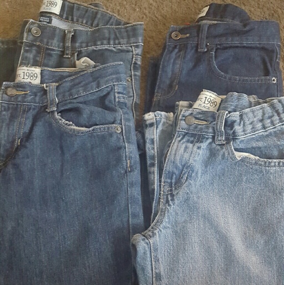4 pair of 7 Husky Children's Place Jeans