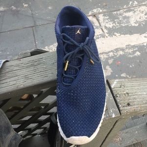 WHITE AND BlUE JORDAN FUTURES