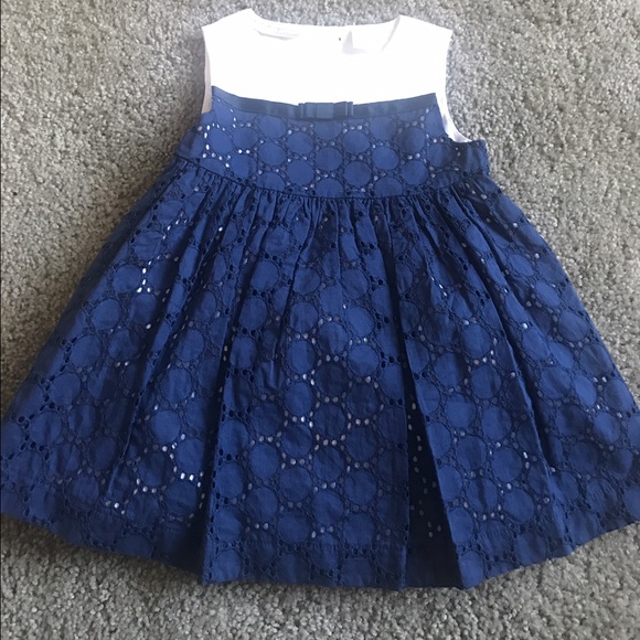 Eyelet nautical inspired dress