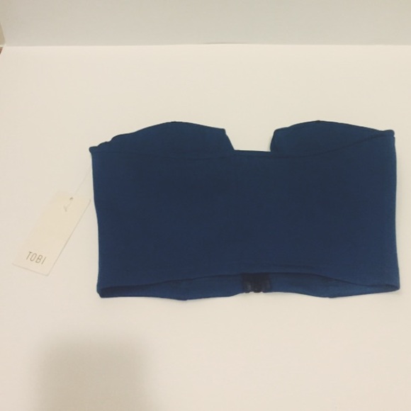 ⭐️ NWT TOBI ZIP UP BANDEAU - Picture 2 of 2