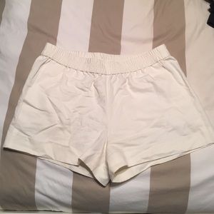 J. Crew white cotton short!