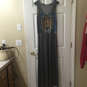 Super Cute Lion's Head Tank Dress