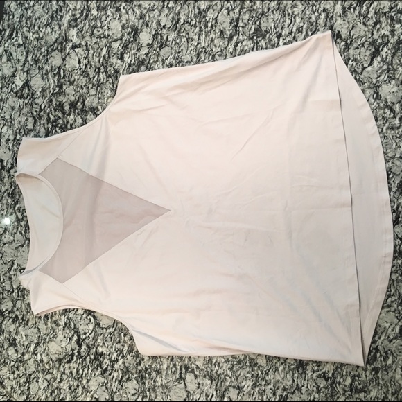 White Lululemon Plank Tank