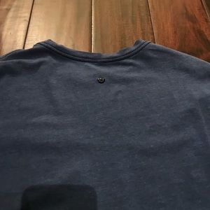 Lululemon long sleeve blue five year basic crew.