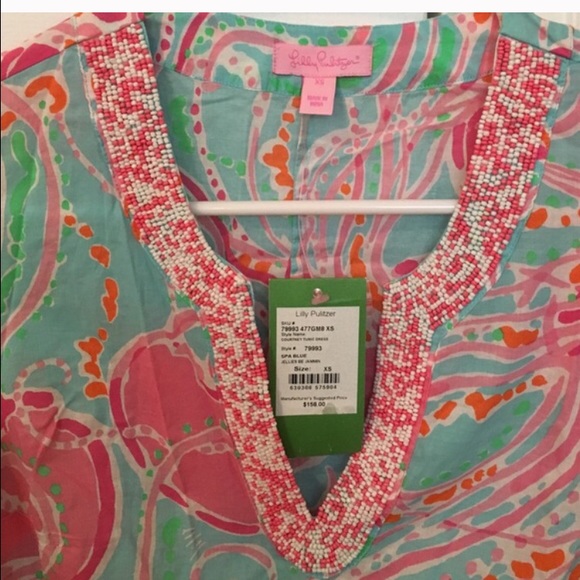 Jellies be jammin beaded tunic NWT