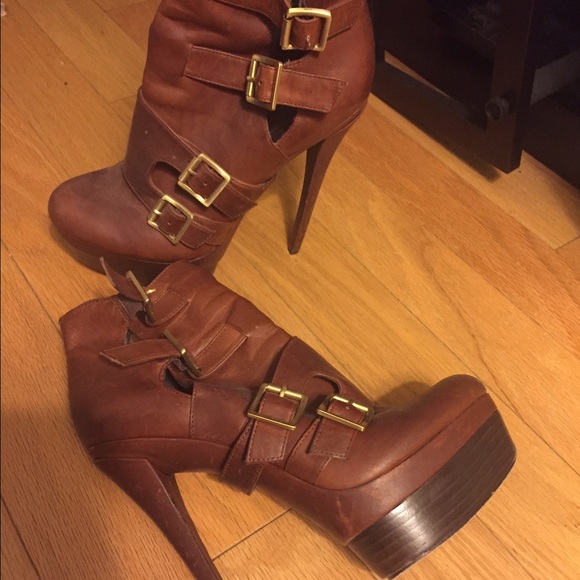 Rachel Zoe platform booties