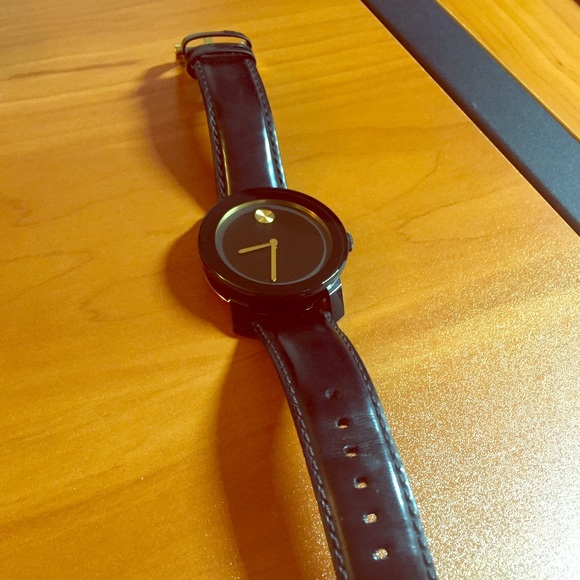 Movado BOLD in black and gold
