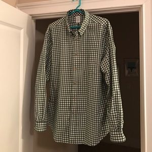 Brooks Brothers green check slim fit. Worn once!