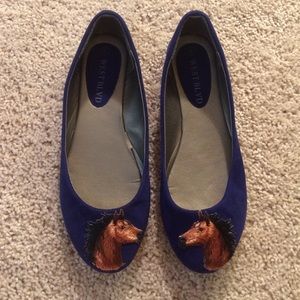 NWOT horse head flats