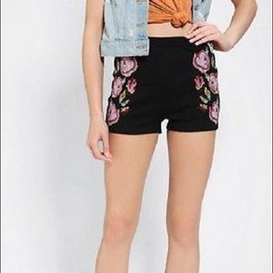 Staring at Stars Embroidered Ponte Knit Short