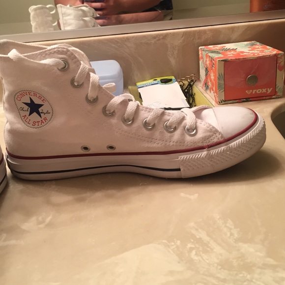 White high top converse