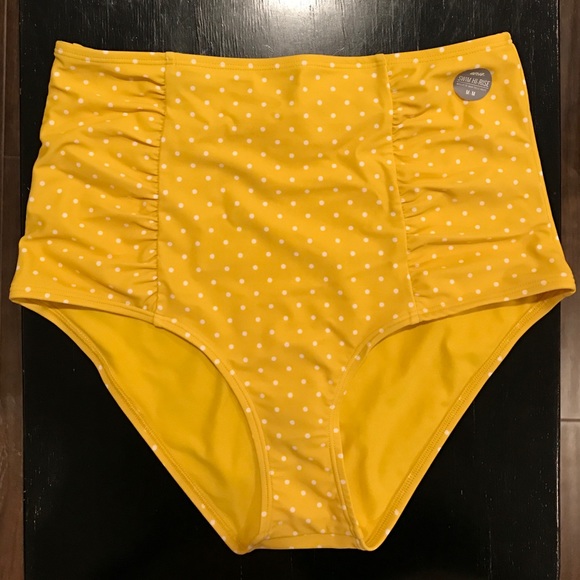 Yellow polka dot Hi-rise bottom