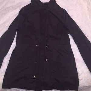 NWT Mossimo Grey/Black military style jacket