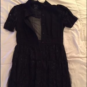 Anna Sui black dress. Size 6. Worn once.
