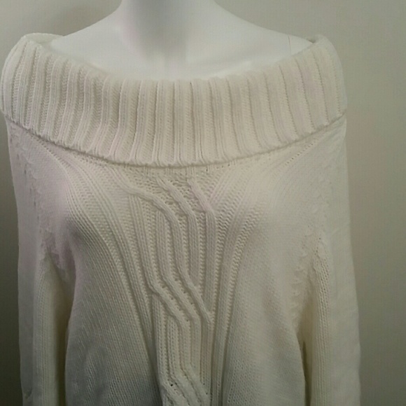 NWT Style&Co Ivory Sweater 3/4 Sleeve - Picture 4 of 4