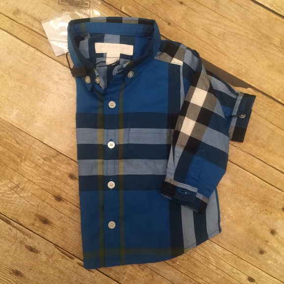burberry baby boy shirt