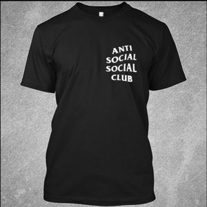 Anti Social Club black shirt
