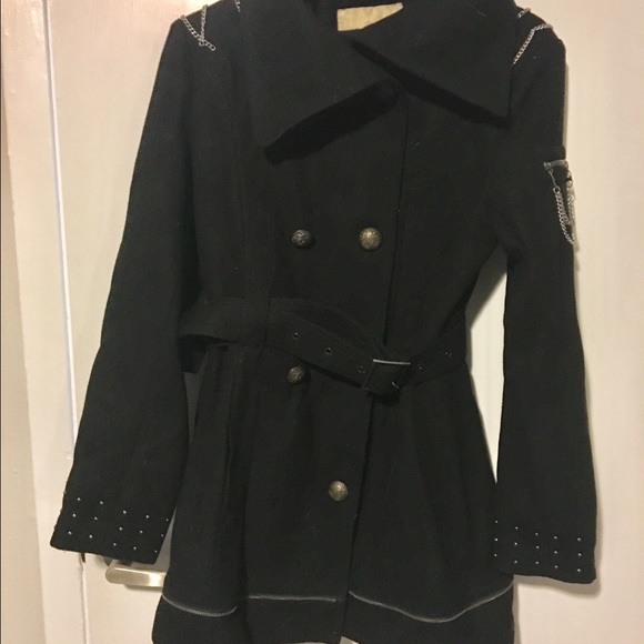 Black pea coat