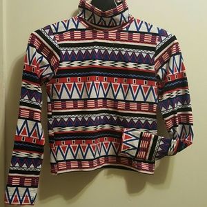 Abstract Turtleneck