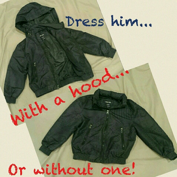 Kids Track Jacket Windbreaker Hood