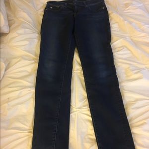 7 for All Mankind Dark Wash Skinny Jeans