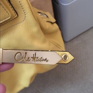 Cole Haan Yellow Leather Satchel