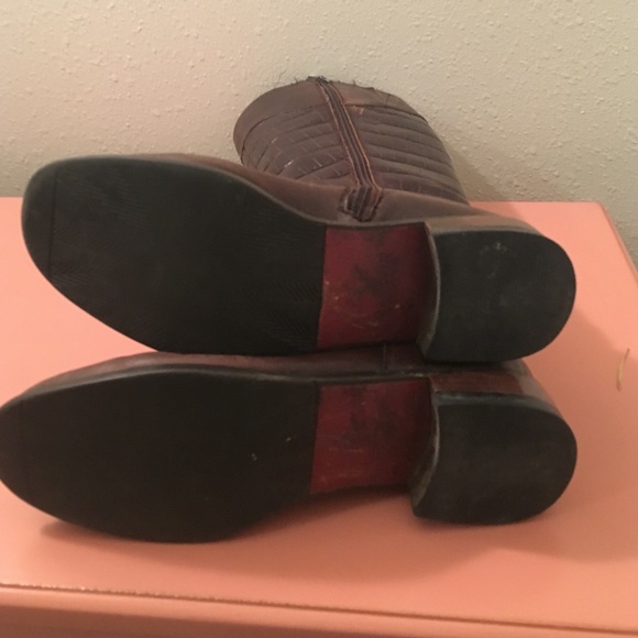 Brown Leather Riding Boots - Picture 3 of 3